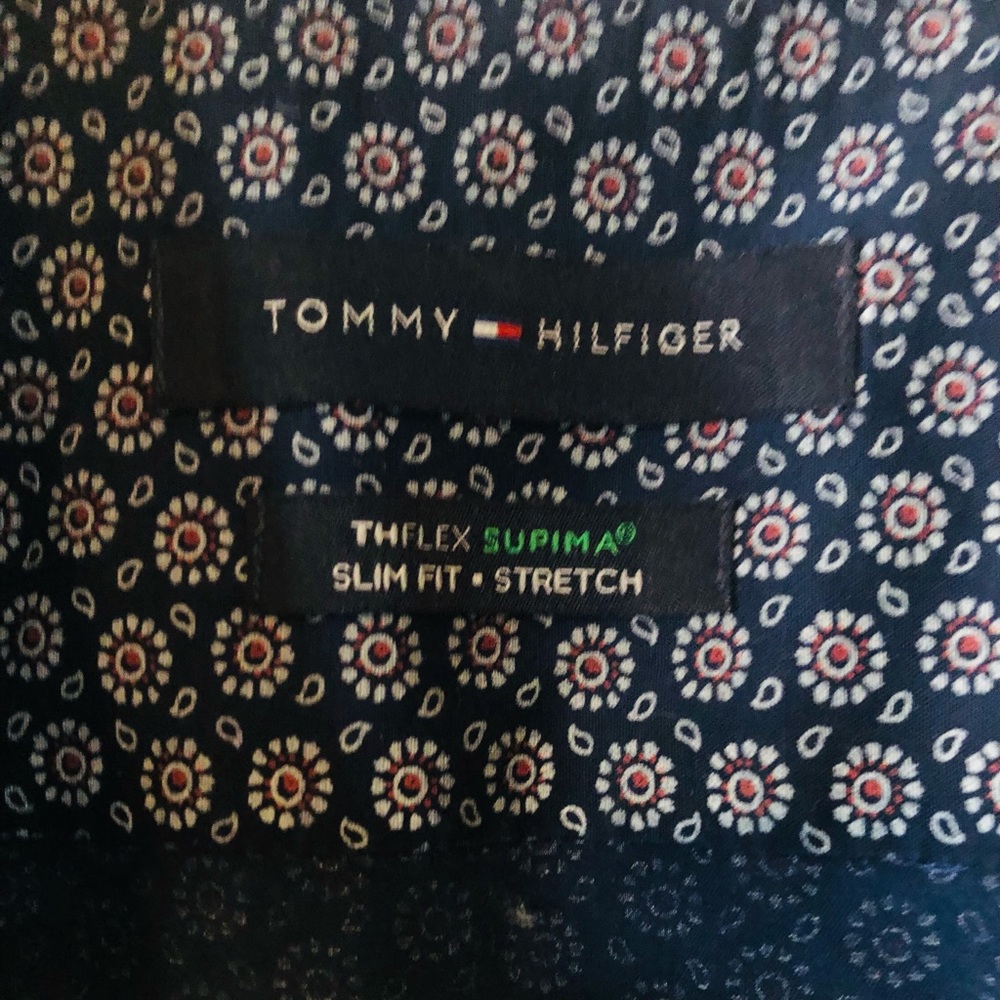Tommy Hilfiger Blue Button Down Shirt.  Size XL..